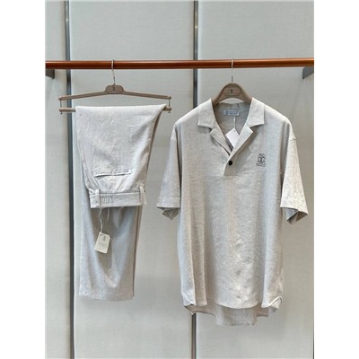 Мужские льняные брюки из комплекта   (5 цветов ) брунелл*о кучинелл*и