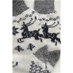 Носки шерстяные женские Лапландия