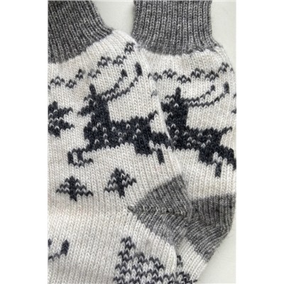 Носки шерстяные женские Лапландия