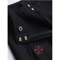 Mang*o ♥️ изысканные прямые брюки длиной до щиколотки, экспорт✔️ цена на бирке 29 💶    ✅Цвет: на фото    ✅Материал: 52%хлопок; 45%полиэстер; 3%спандекс