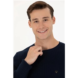 Erkek Lacivert Kazak