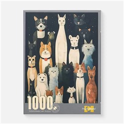 Пазл Кошки, 1000 элементов, размер 70х50 см