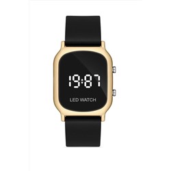 Aqua Di Polo 1987 Unisex Siyah Silikon Dijital Led Kol Saati Apwr032602