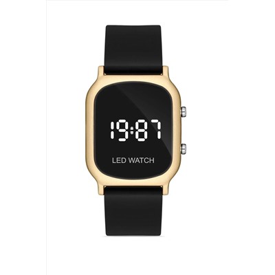 Aqua Di Polo 1987 Unisex Siyah Silikon Dijital Led Kol Saati Apwr032602