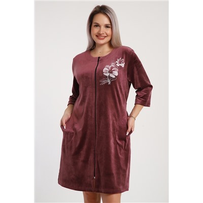 Халат велюровый 526