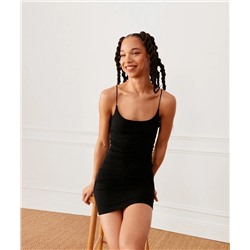 Vestido corto de punto