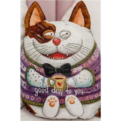 Подушка игрушка Мурзик 30*35