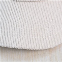 Вельветовая хлопковая кепка с вышитыми буквами МЛБи