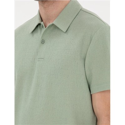 Çağla Yeşili Slim Fit Polo Yaka Tişört