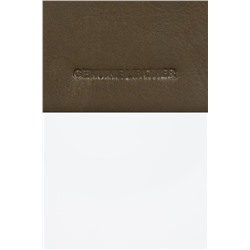 Tarjetero Badge Marrón