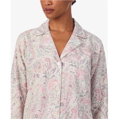 Lauren Ralph Lauren Women's 2-Piece Striped Pajama Top and Pant Set