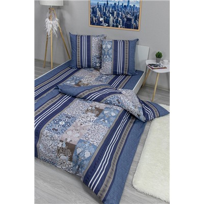 КПБ 1,5 сп бязь 120гр/м2 Текстильная коллекция (Орлеан-1)