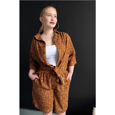 Костюм с шортами 1252 штапель НАТАЛИ #981297