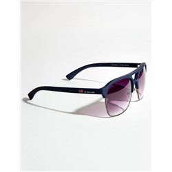 MEN'S RECTANGULAR COMBO METAL AVIATOR SUNGLASSES