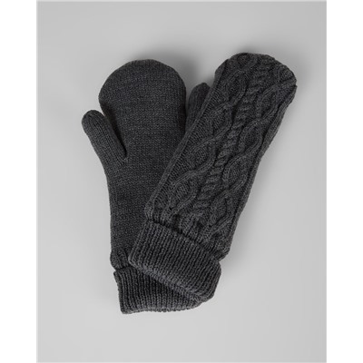 CABLE KNIT MITTENS