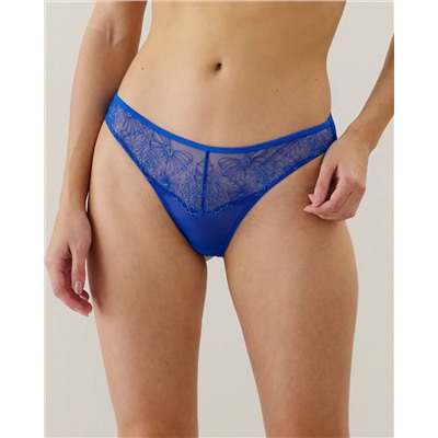 Tanga de tul con bordados