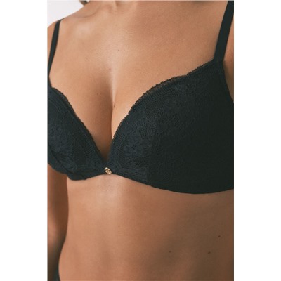 Sujetador triangular LOVELY relleno negro