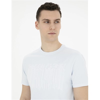 Açık Mavi Slim Fit Tişört