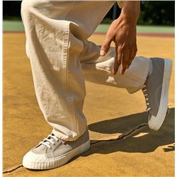 Парусиновые кеды на высокой подошве, модель унисекс, экспорт Superg*a