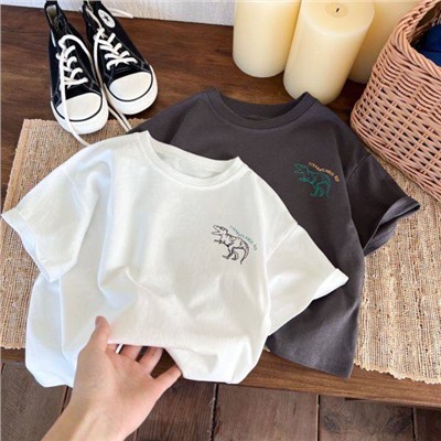 Хлопковая футболка для мальчиков