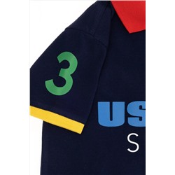 Erkek Çocuk Lacivert Polo Yaka Tişört