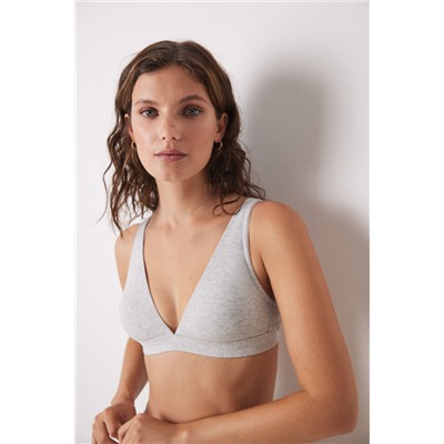 Sujetador triangular LOVELY halter gris