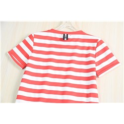 Женское платье Kar*l Lagerfel*d в американском стиле А-силуэта в контрастную полоску  Материал: 40% вискоза, 33% нейлон, 22% полиэстер, 5% эластан Размер: кр.полосы - XXS, XS, M, L, XL, черн.полосы - XXS, XS