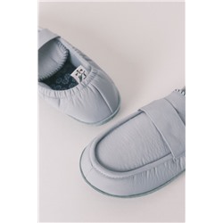 Zapatillas casa mocasín azul