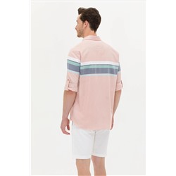 Erkek Pudra Uzun Kollu Gömlek