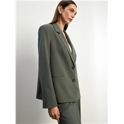 Жакет прямого кроя из костюмной шерсти, ML759/fence