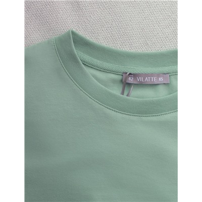 Футболка с принтом свободная эластичная из премиального хлопка