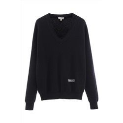 Jersey de lana Negro