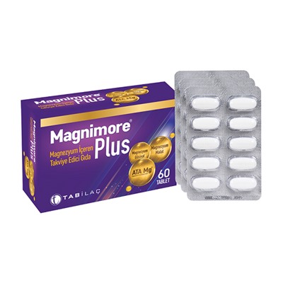 Пищевая добавка Magnimore Plus, содержащая магний, 60 капсул