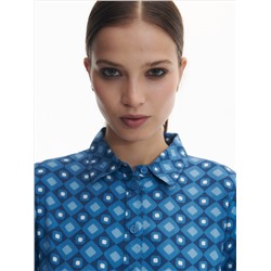 Hemdblusenkleid aus Viskose