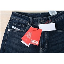 Женские осенне-зимние, эластичные, стираные, хлопковые джинсы ДИЗЕЛ*Ь