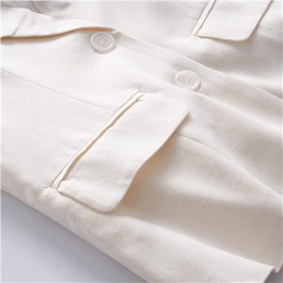 Женский жилет из смесового льна и вискозы  ФОРЕВЕ*Р 21