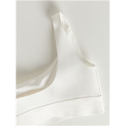 Einarmiges Top mit Blumenmuster