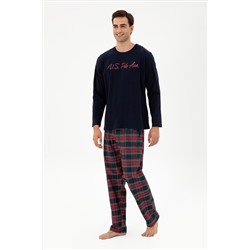Erkek Lacivert Pijama Takımı