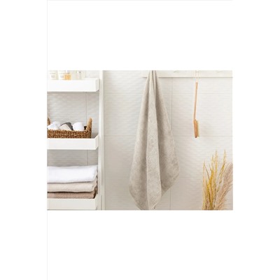 English Home Leafy Bambu Banyo Havlusu 70x140 Cm Bej 10007483