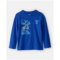 Carter's    Toddler Boy Dumptruck Long-Sleeve Graphic Tee - Blue