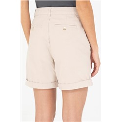 Kadın Bej Dokuma Şort