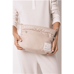 Neceser mediano acolchado beige Snoopy