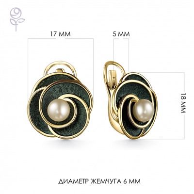 Серьги серебро 52857Y1Z