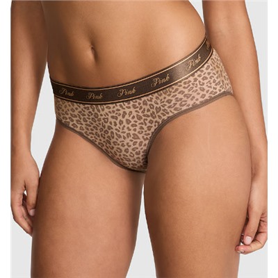 PINK Logo Cotton Hiphugger Panty