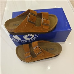 Ещё одни комфортные шлепки из натуральной замши  БРИКЕНСТО*К