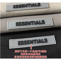 Хлопковая мужская плотная футболка ⚫️ESSENTIA*L