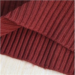 Повседневный трикотажный свитер с высоким воротником МАНГ*О