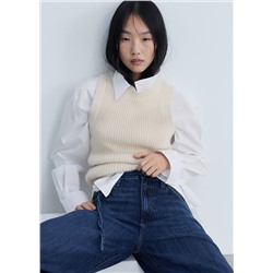 Jeans wide leg cinturón