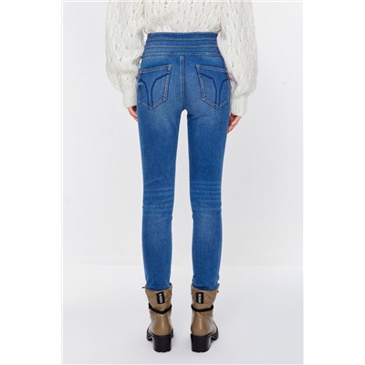 Vaquero slim fit Celeste