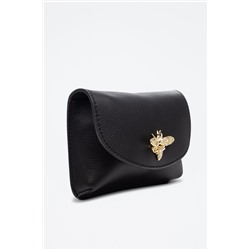 Bandolera de piel Negro - Firenze Artegiani